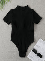 Empower Your Style: Luxe Ribbed Bodysuit for Women
