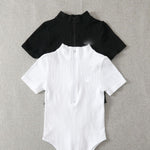 Empower Your Style: Luxe Ribbed Bodysuit for Women