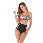 Empower Your Silhouette: Multicolor Suit Bikini With Comfort